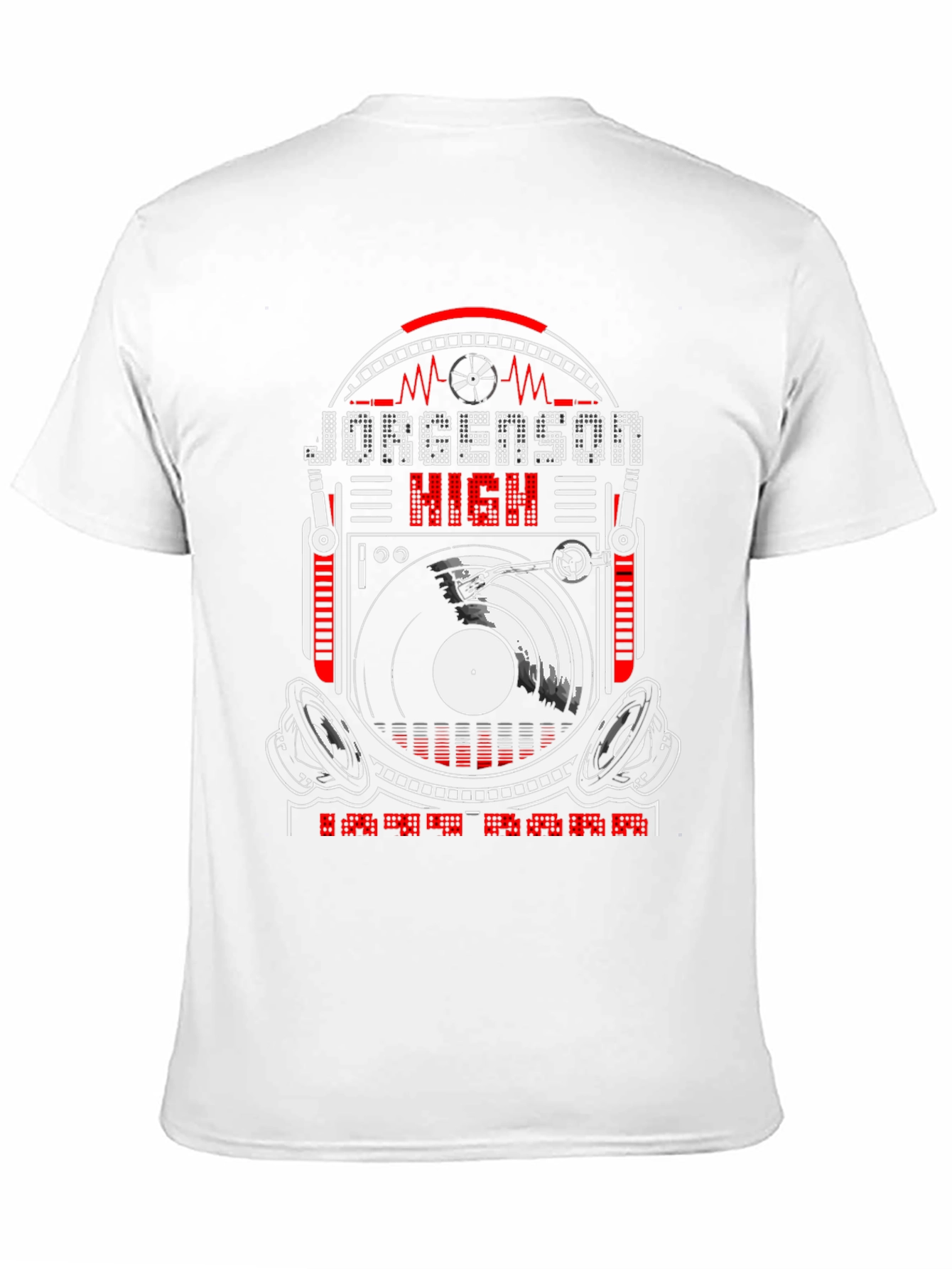 Jorgenson High DJ T-Shirt - Music Lover Tee