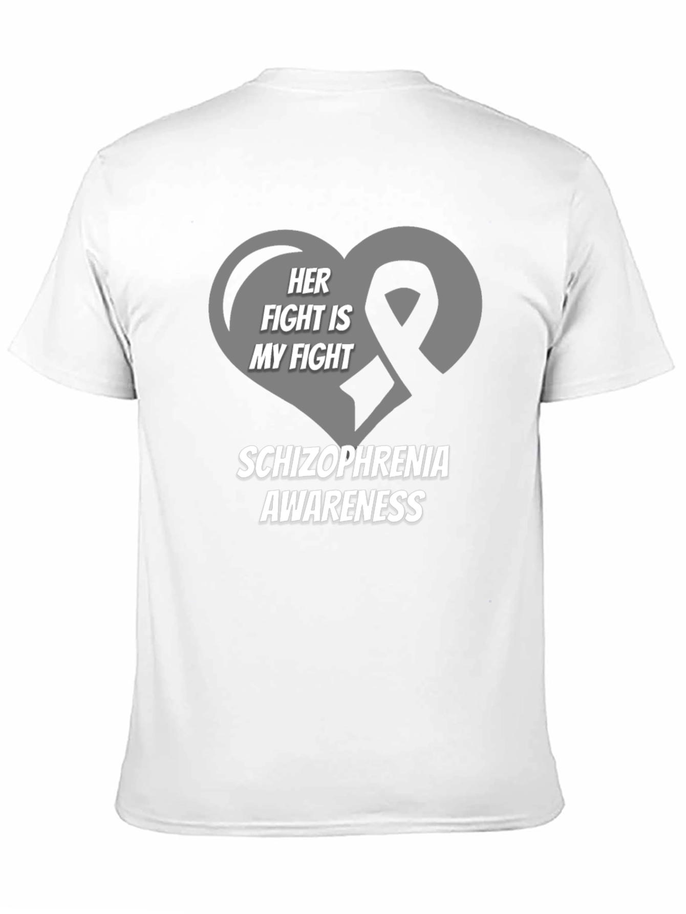 Schizophrenia Awareness T-Shirt - Her Fight Is My Fight