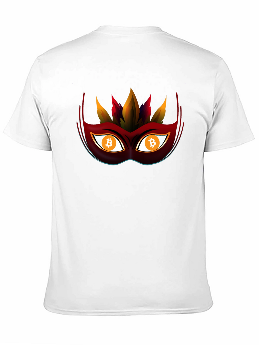 Bitcoin Mask Tee - Crypto Style Statement