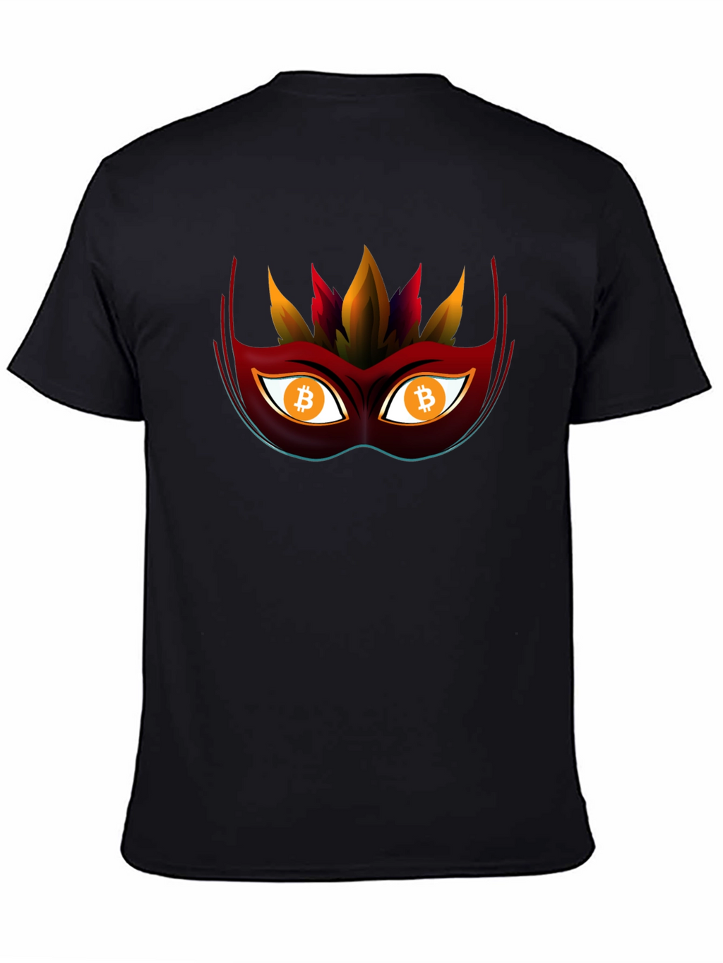 Bitcoin Mask Tee - Crypto Style Statement