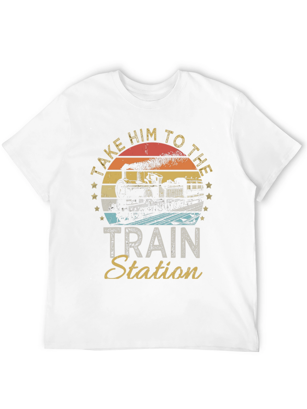 Take Him to The Train Station Graphic Tee