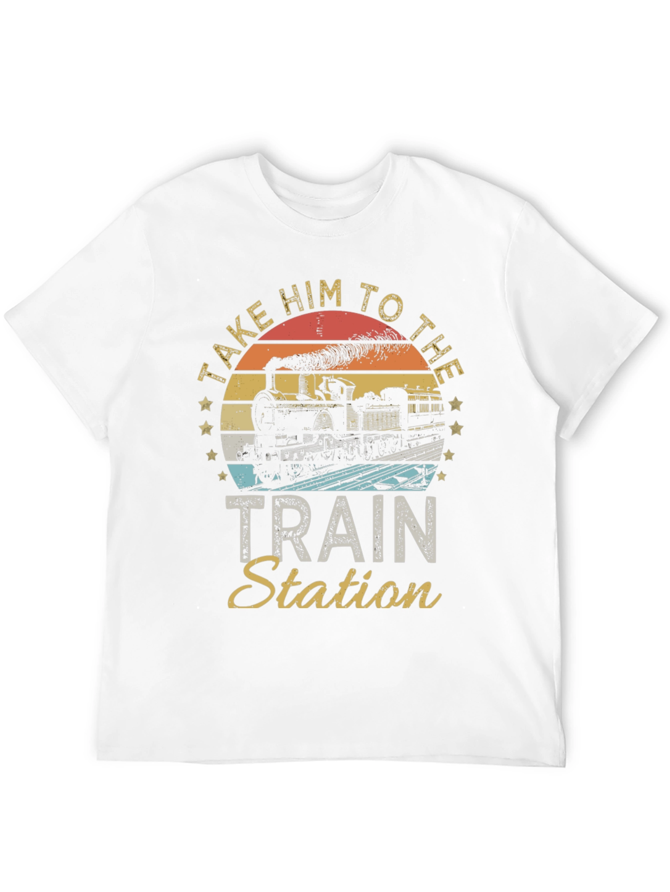 Take Him to The Train Station Graphic Tee