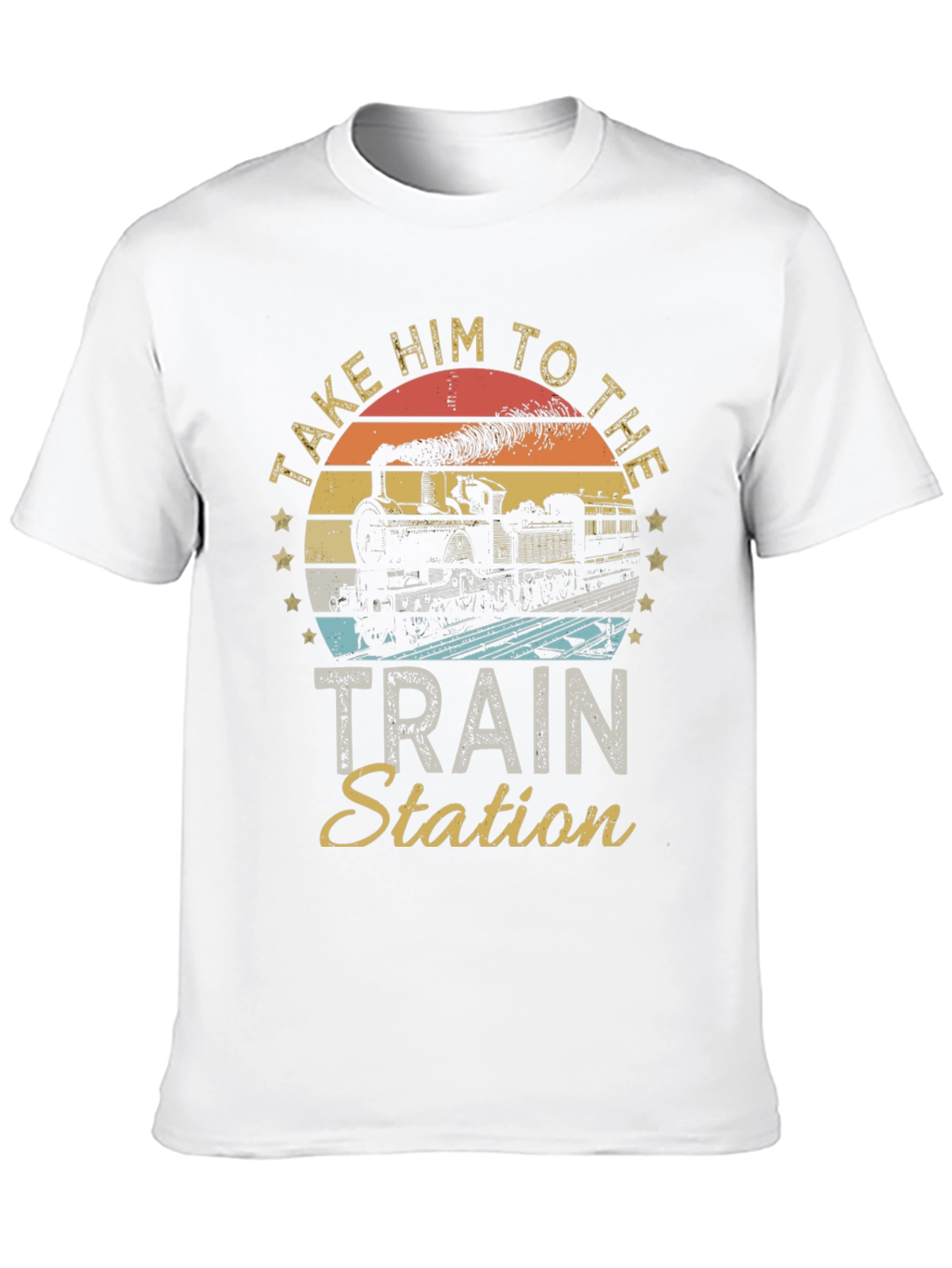 Take Him to The Train Station Graphic Tee