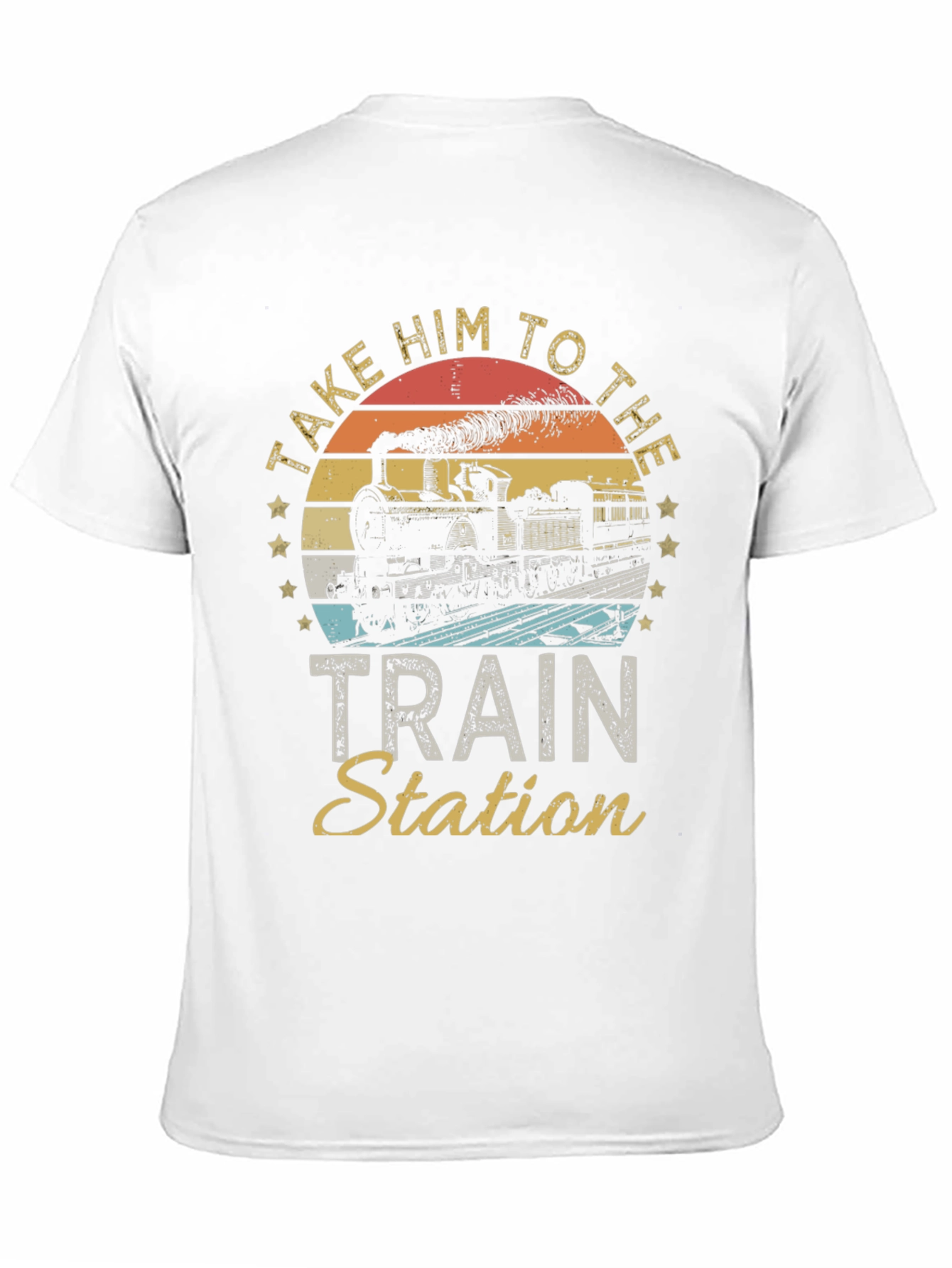 Take Him to The Train Station Graphic Tee