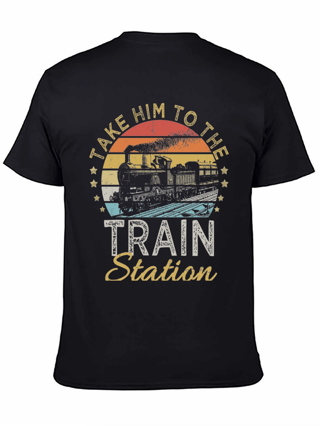 Take Him to The Train Station Graphic Tee