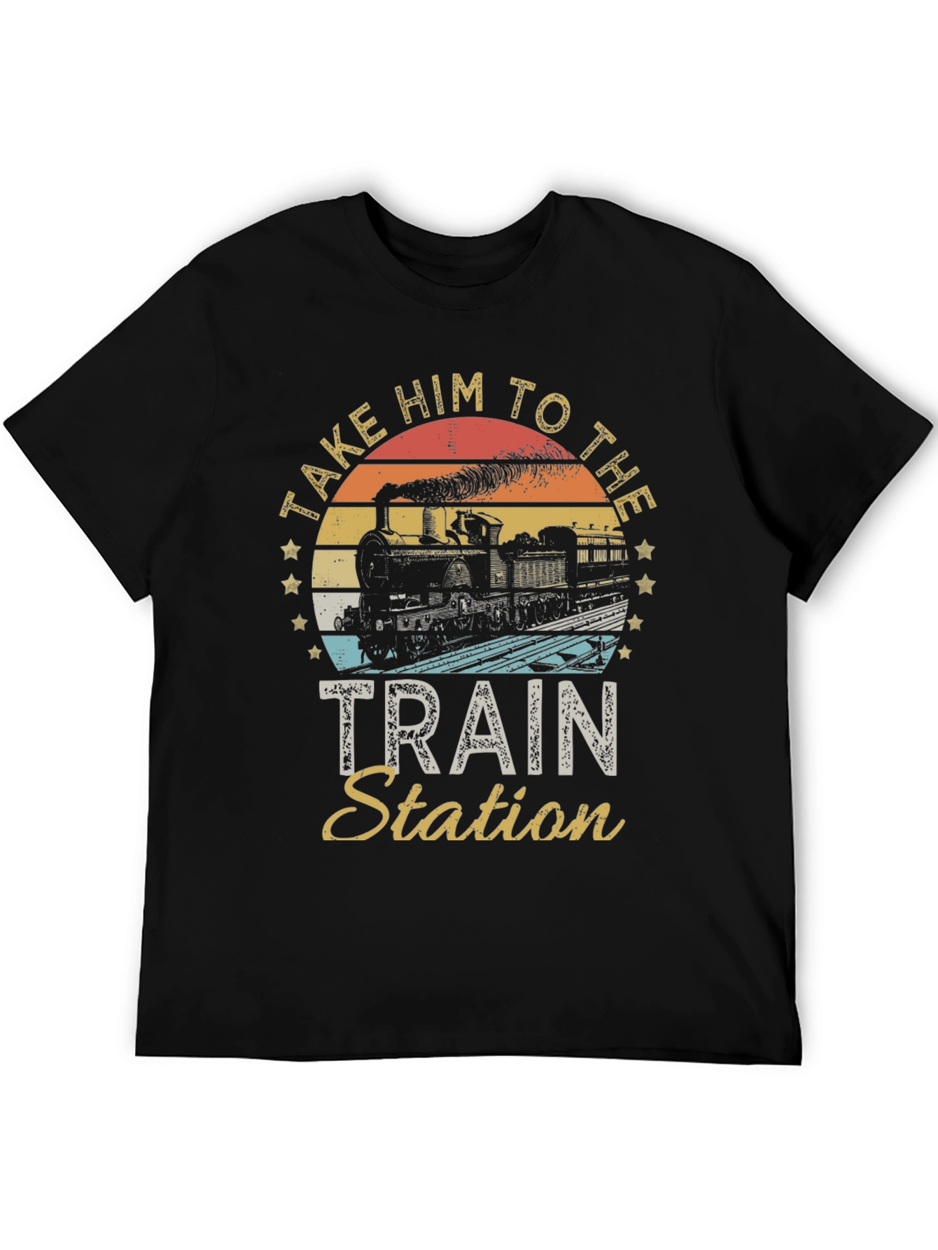 Take Him to The Train Station Graphic Tee