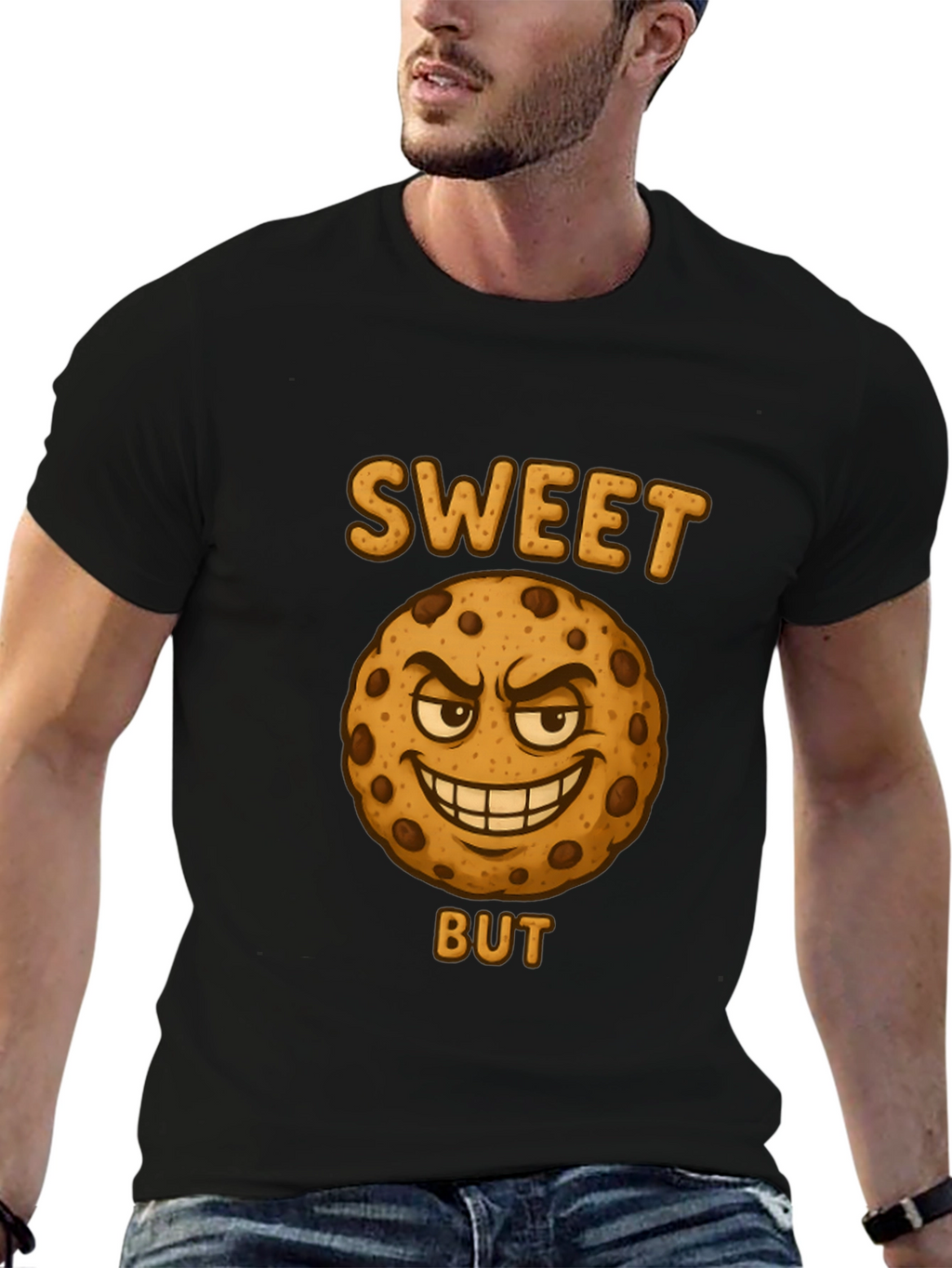 Sweet But Evil Cookie Graphic T-Shirt