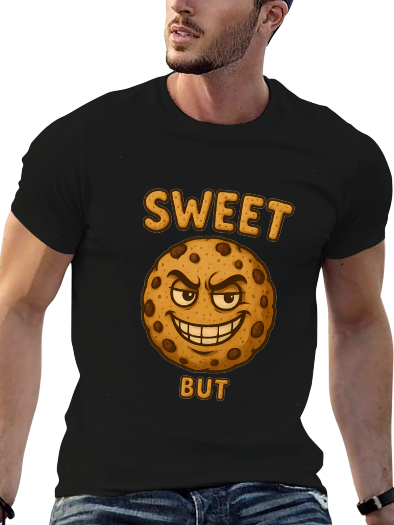 Sweet But Evil Cookie Graphic T-Shirt