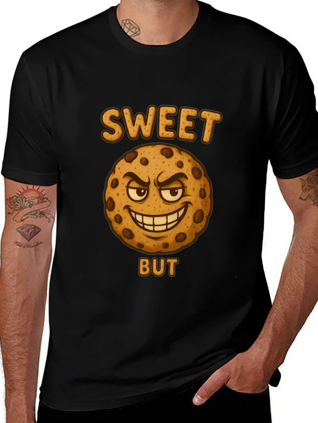 Sweet But Evil Cookie Graphic T-Shirt