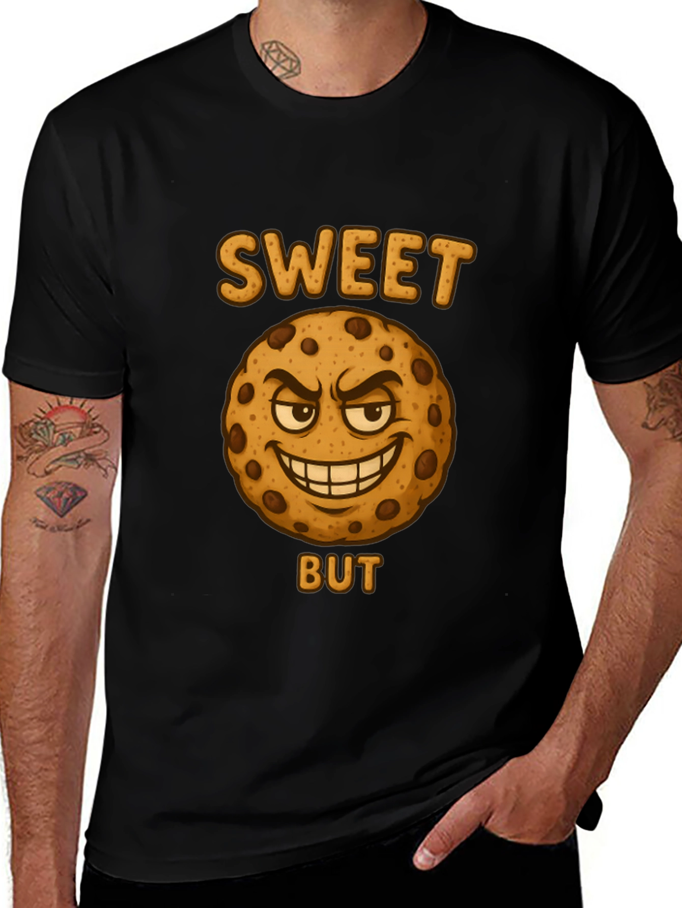 Sweet But Evil Cookie Graphic T-Shirt