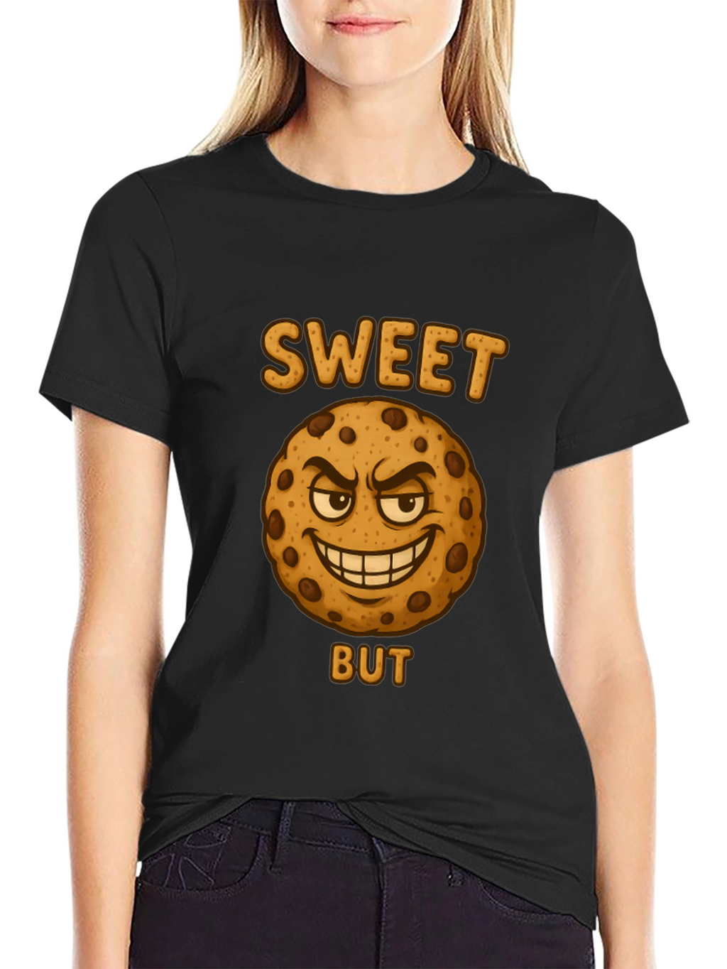 Sweet But Evil Cookie Graphic T-Shirt