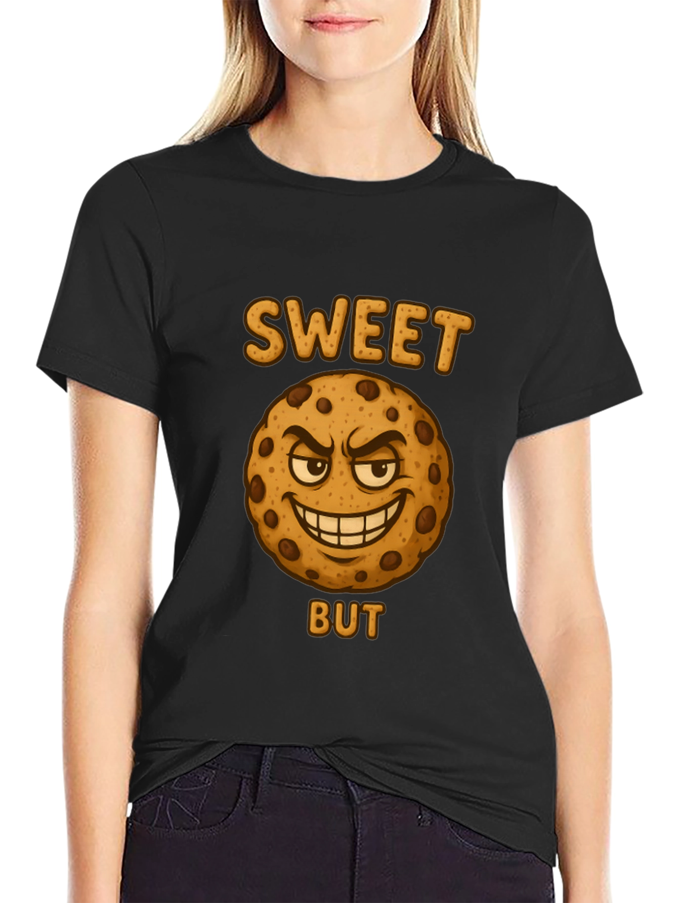 Sweet But Evil Cookie Graphic T-Shirt