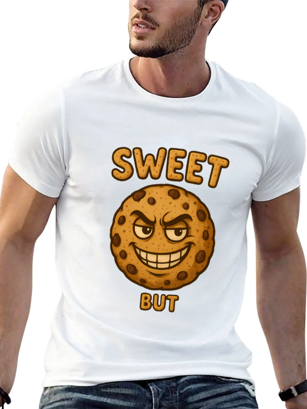 Sweet But Evil Cookie Graphic T-Shirt