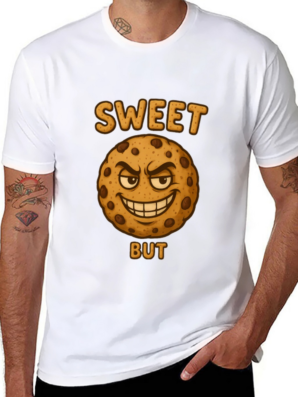 Sweet But Evil Cookie Graphic T-Shirt