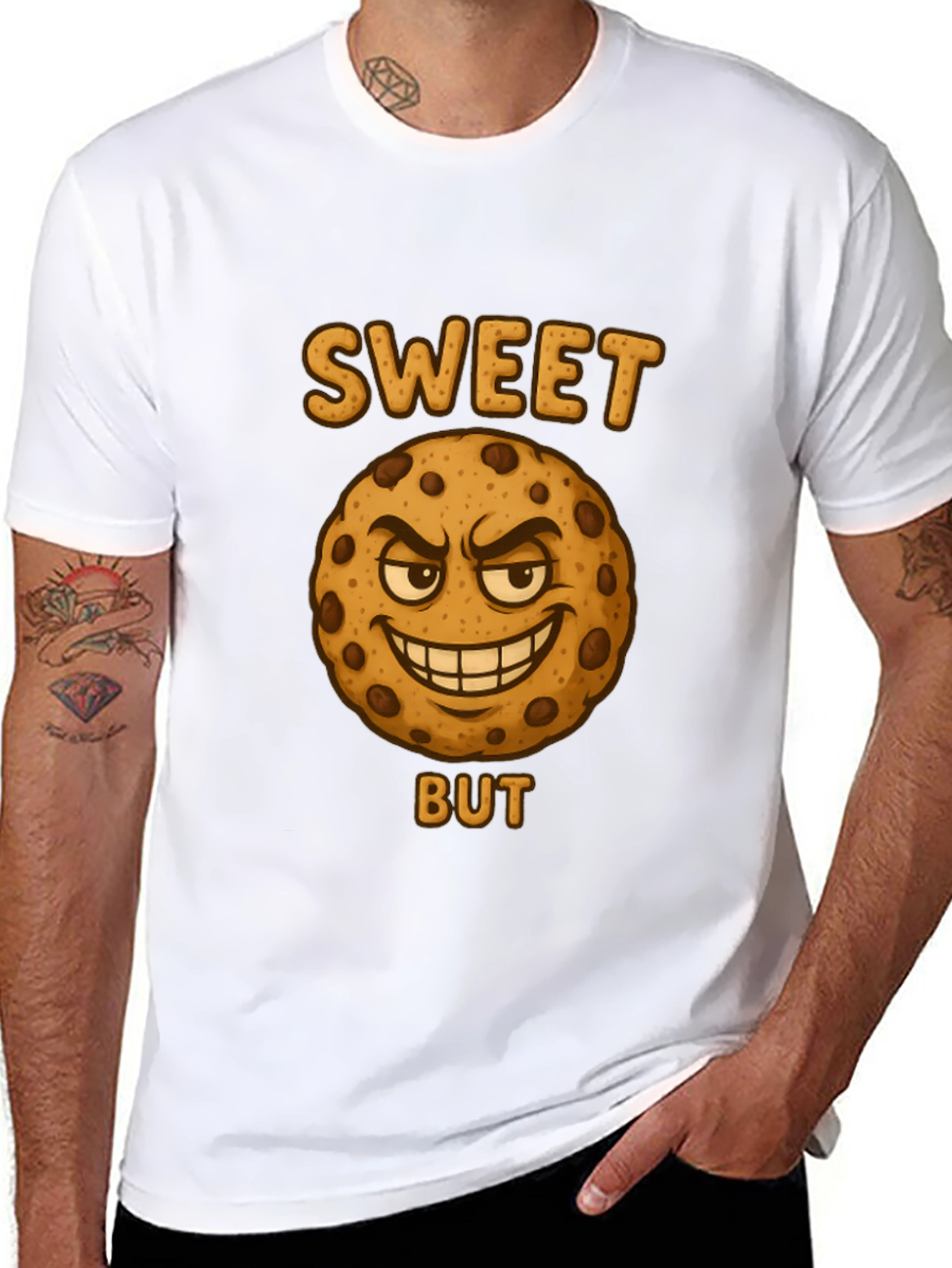 Sweet But Evil Cookie Graphic T-Shirt