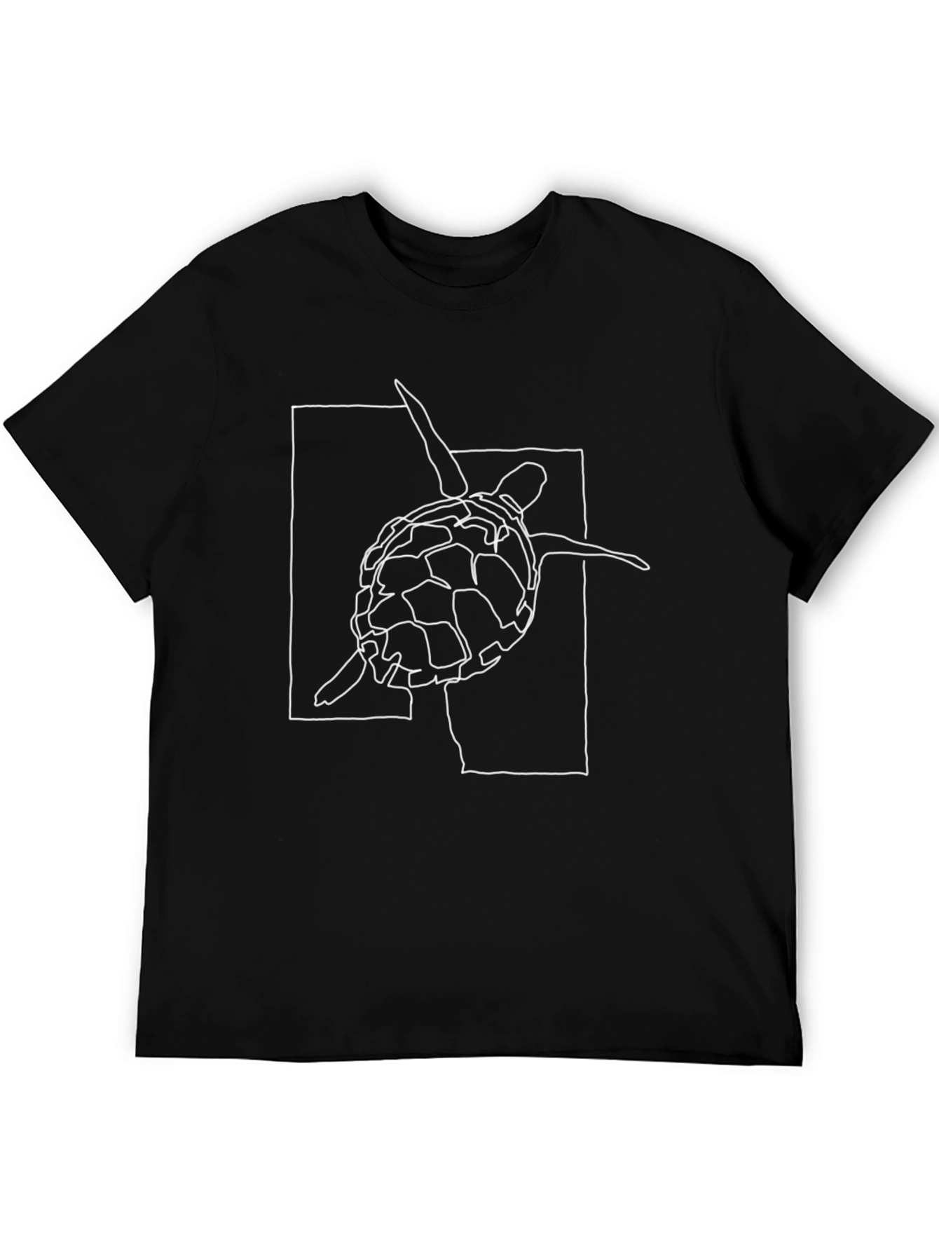 Sea Turtle Graphic T-Shirt - Black