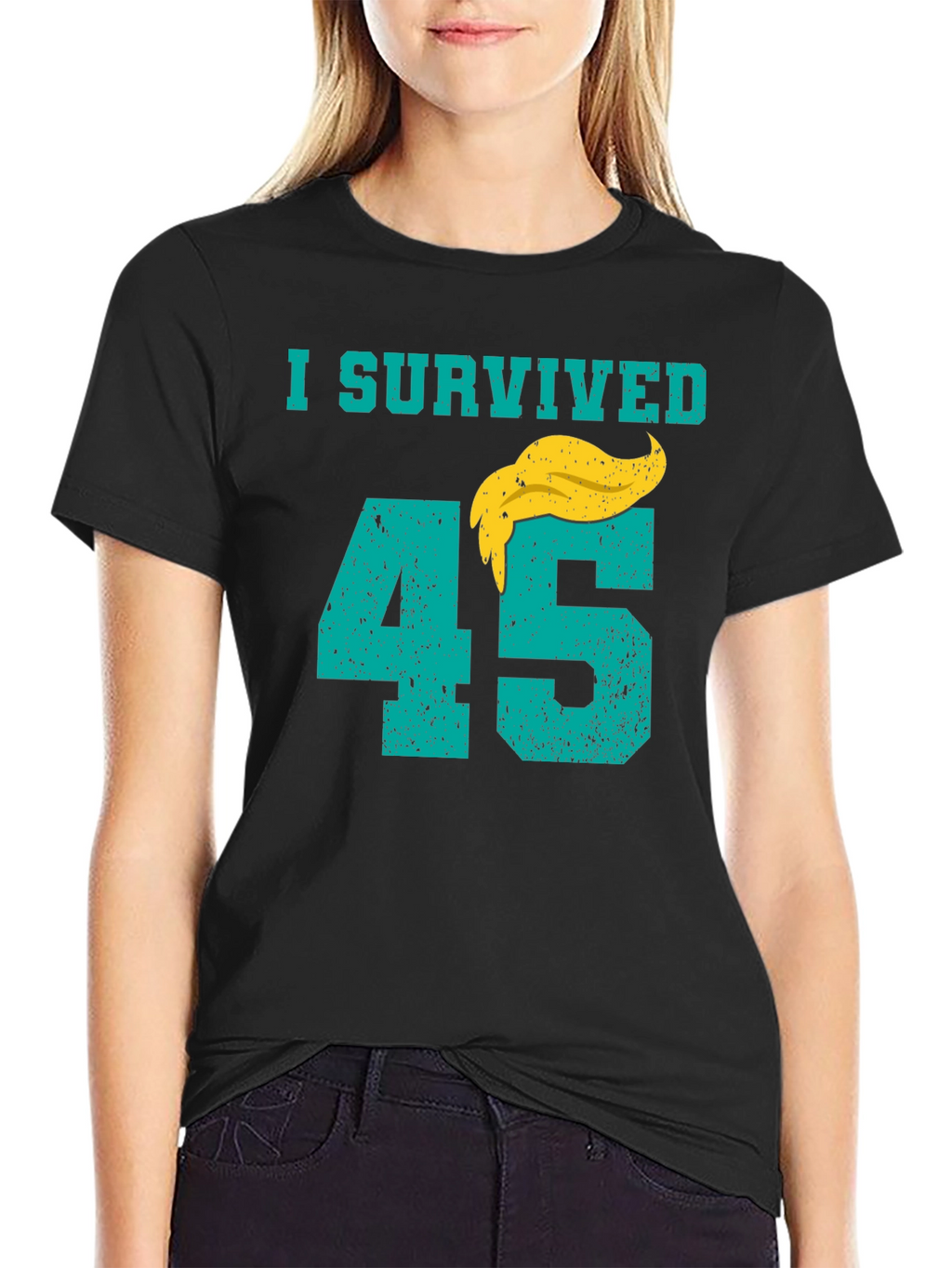 I Survived 45 T-Shirt Anti Trump Tee