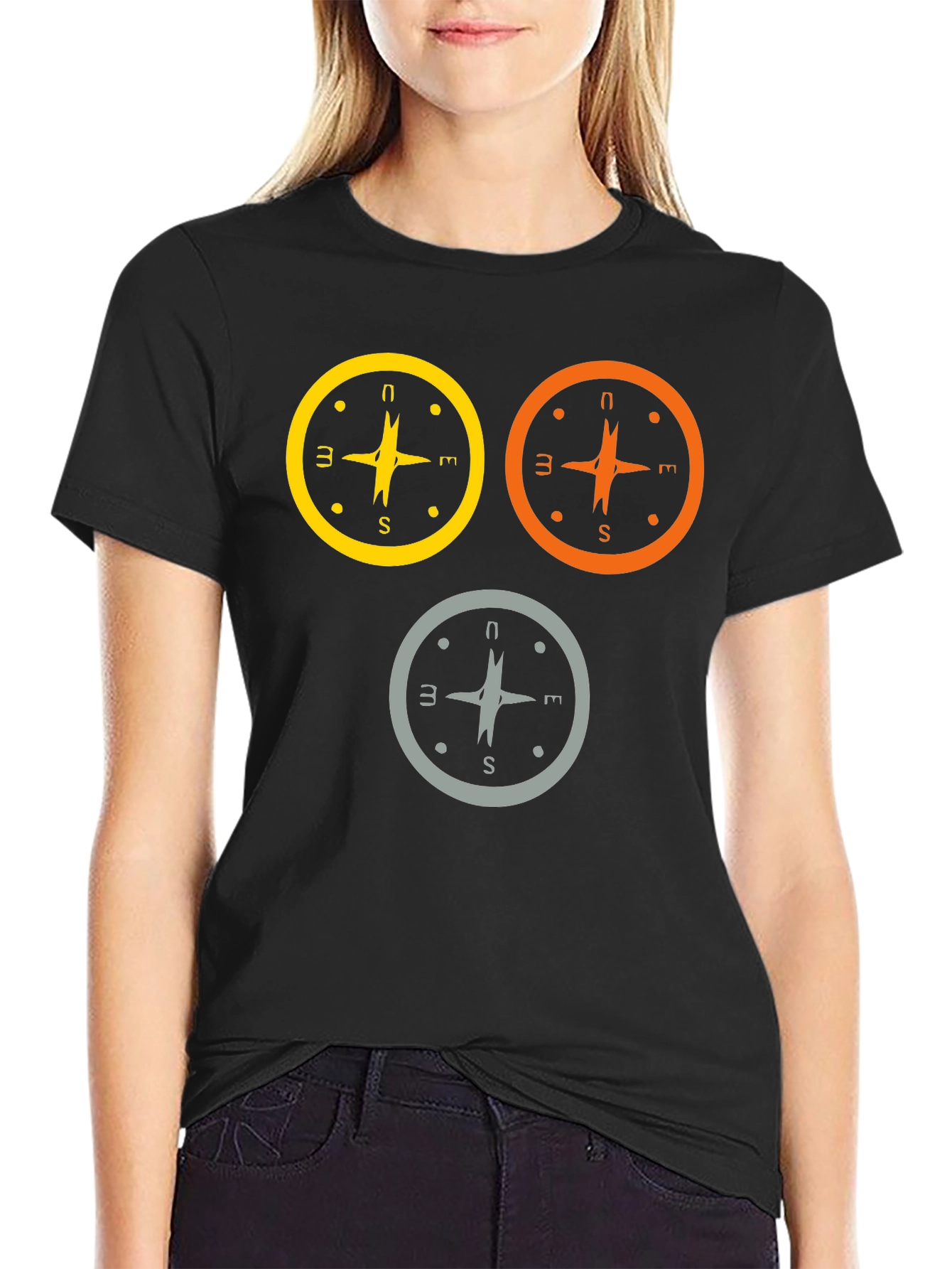 Compass Graphic T-Shirt | Stylish Direction