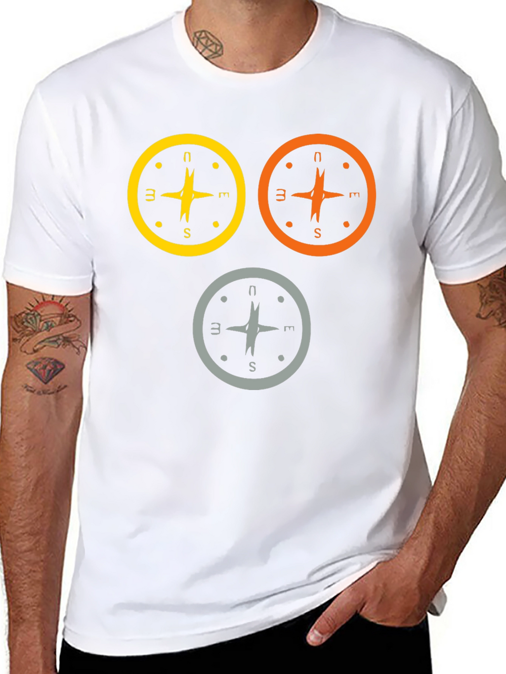 Compass Graphic T-Shirt | Stylish Direction