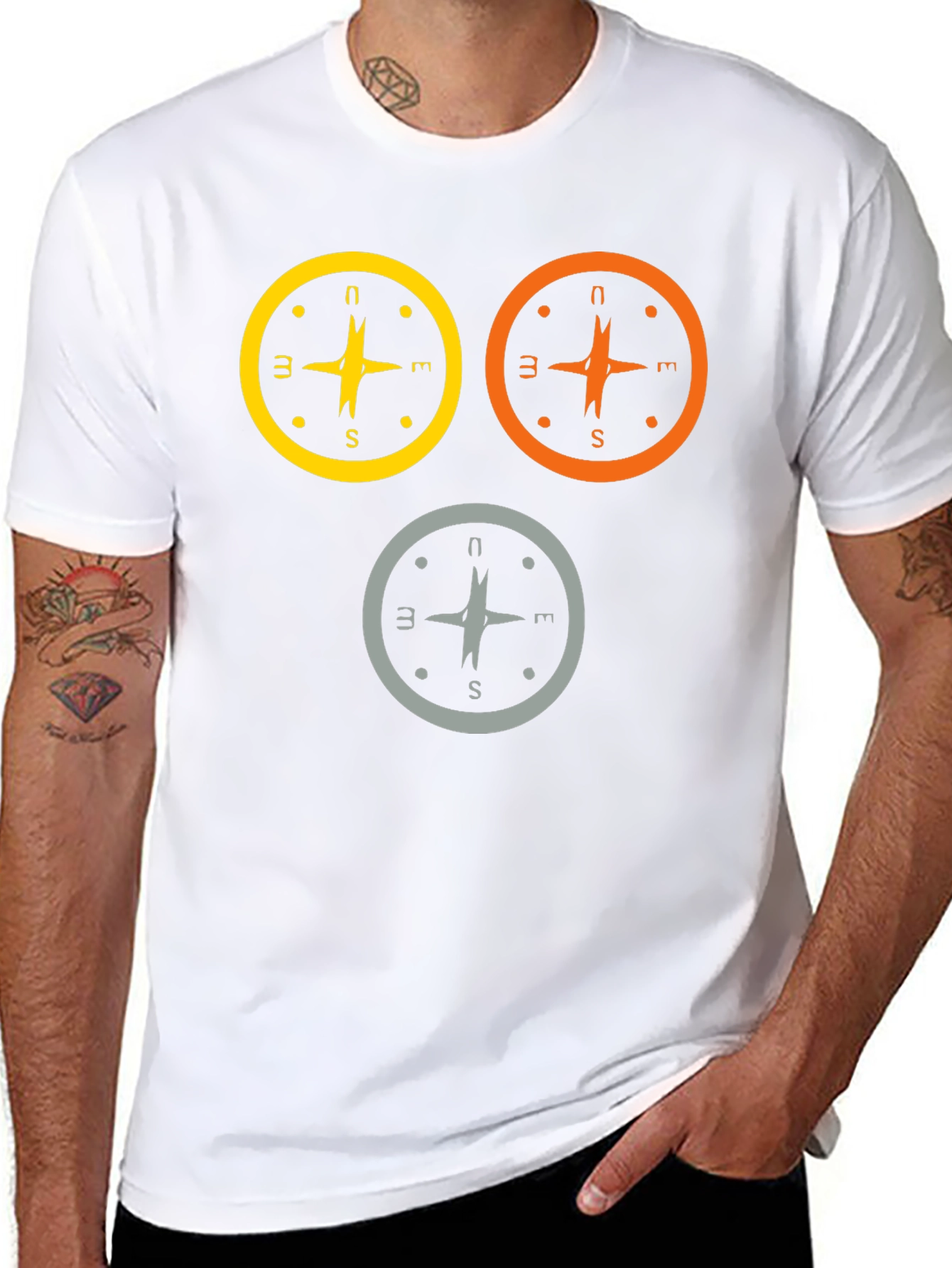 Compass Graphic T-Shirt | Stylish Direction