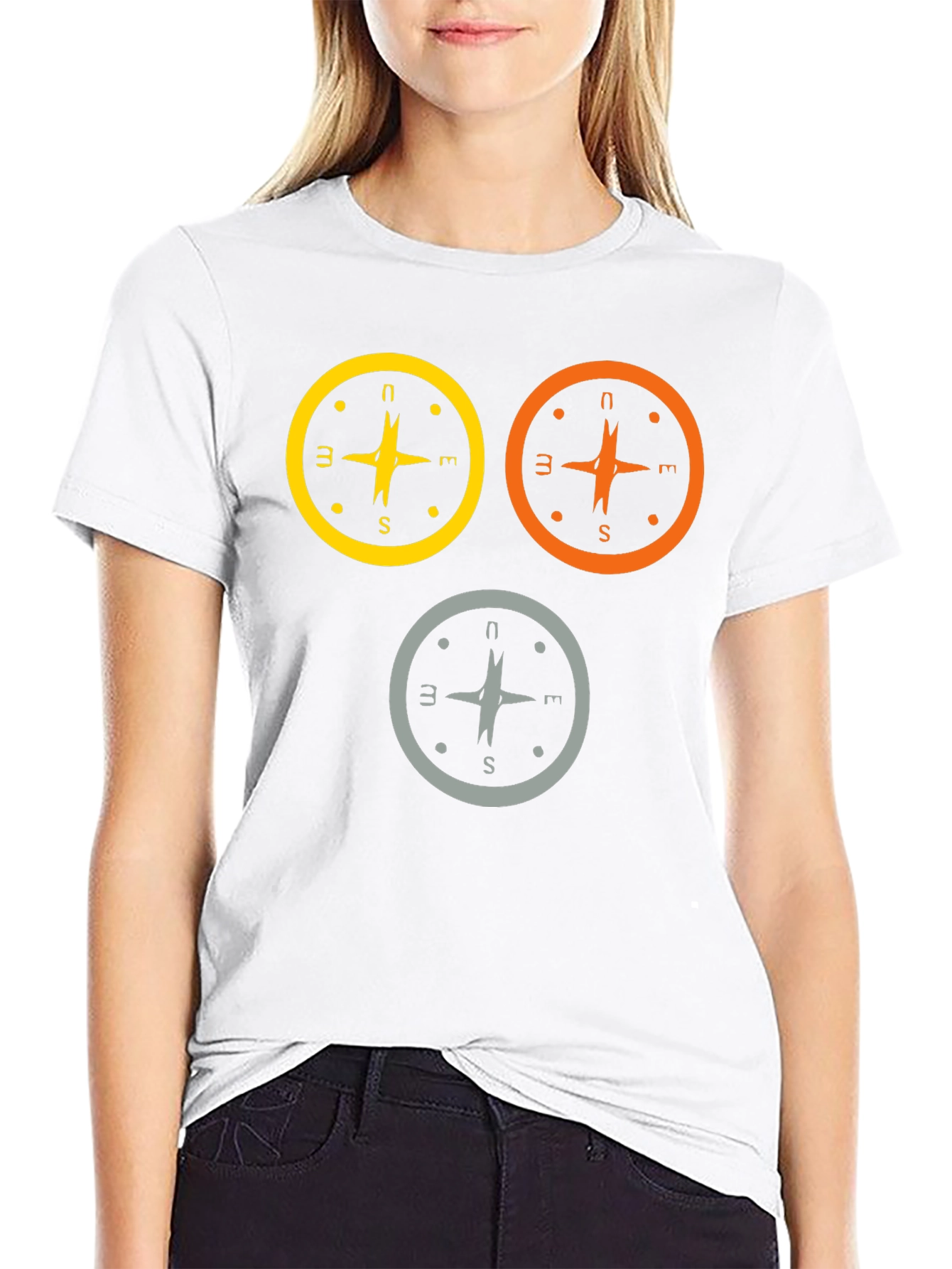 Compass Graphic T-Shirt | Stylish Direction