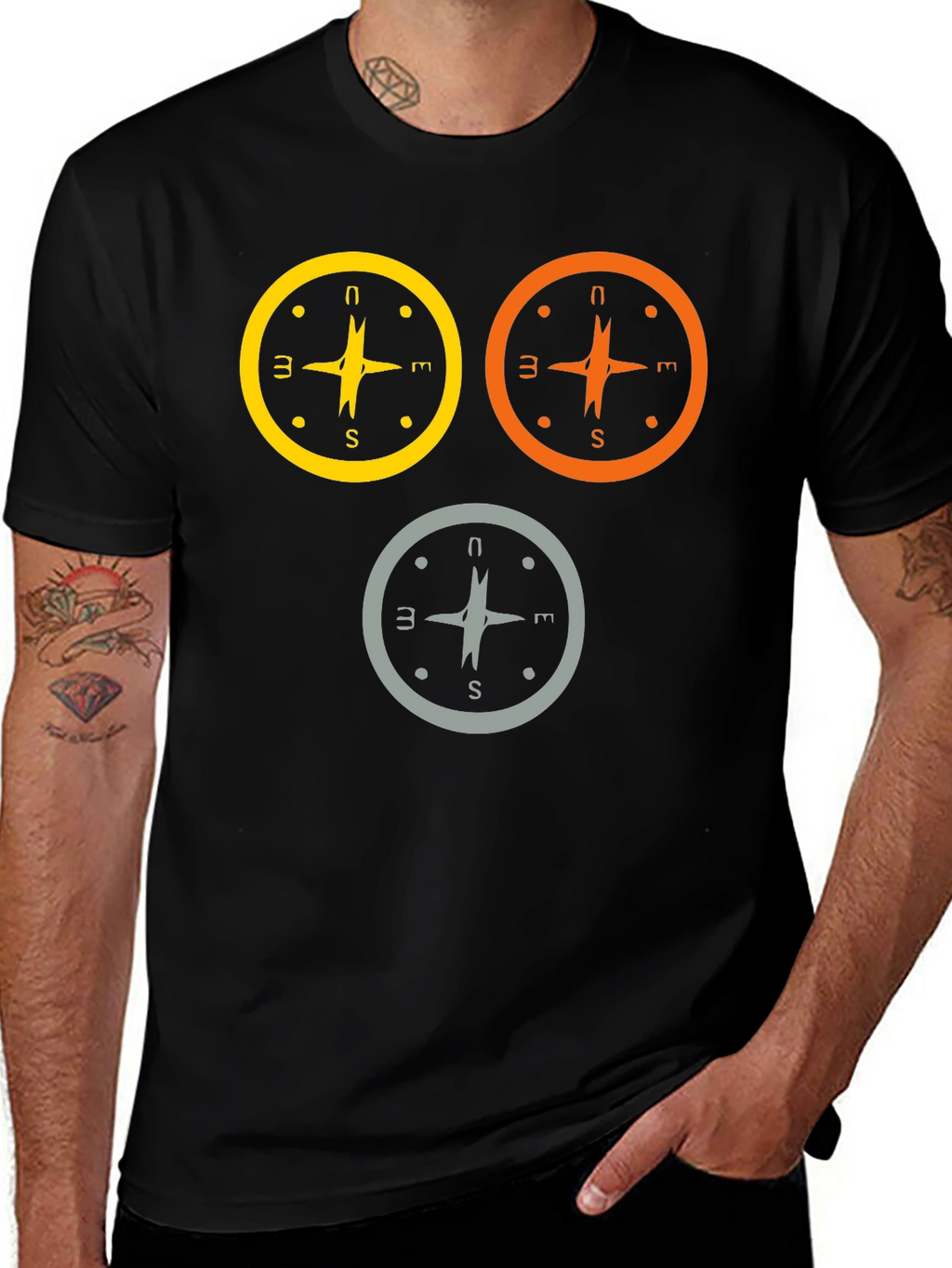 Compass Graphic T-Shirt | Stylish Direction