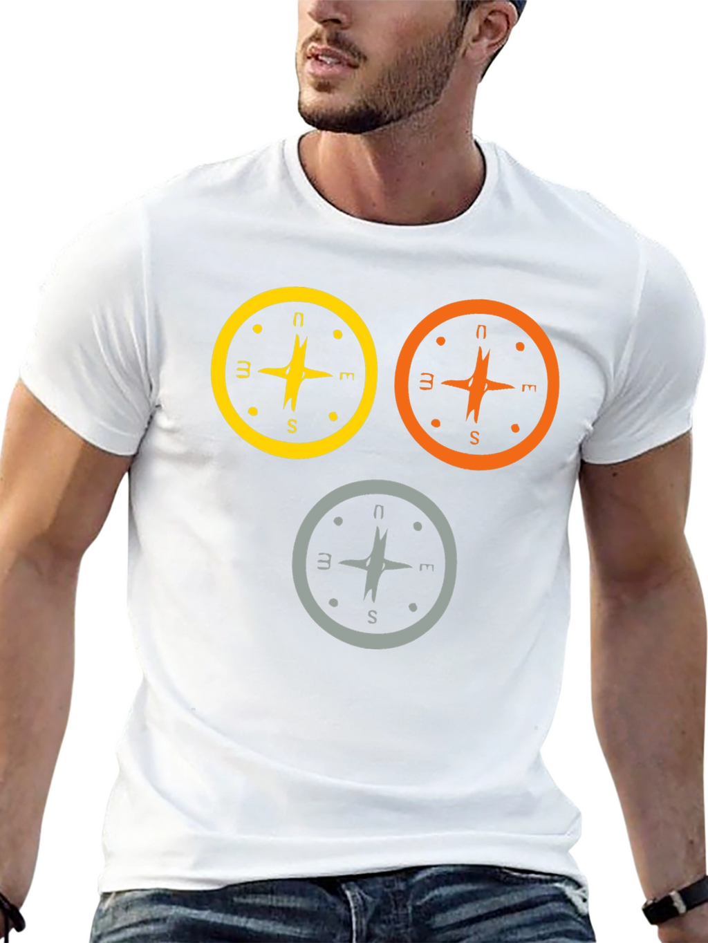 Compass Graphic T-Shirt | Stylish Direction
