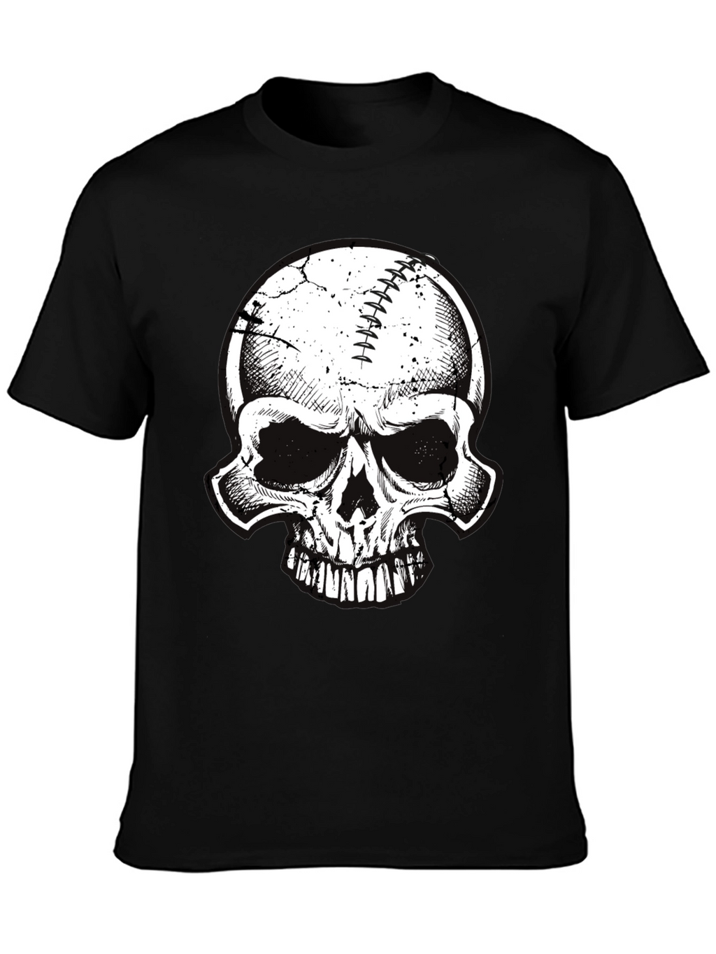 Skull Baseball Graphic Tee