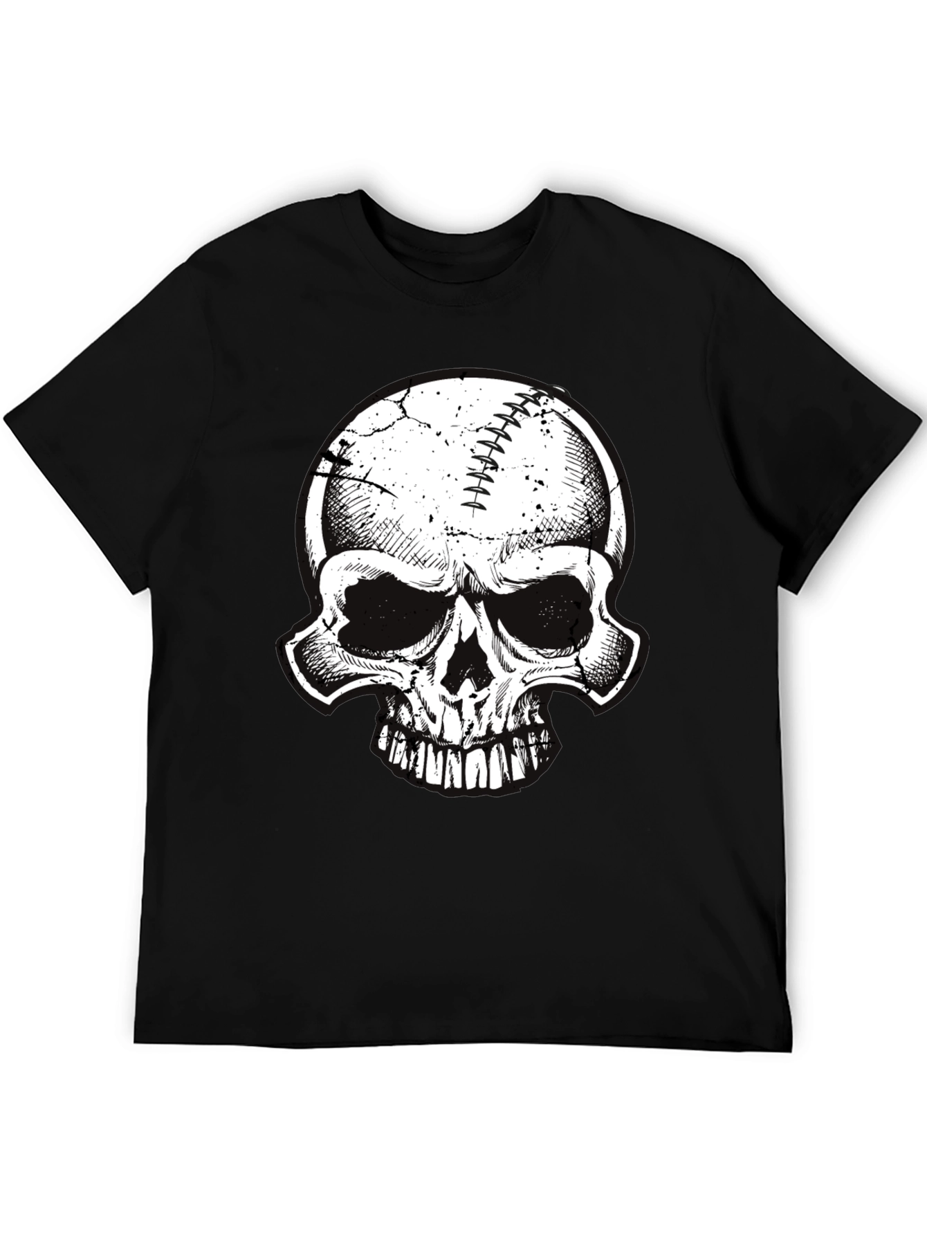 Skull Baseball Graphic Tee