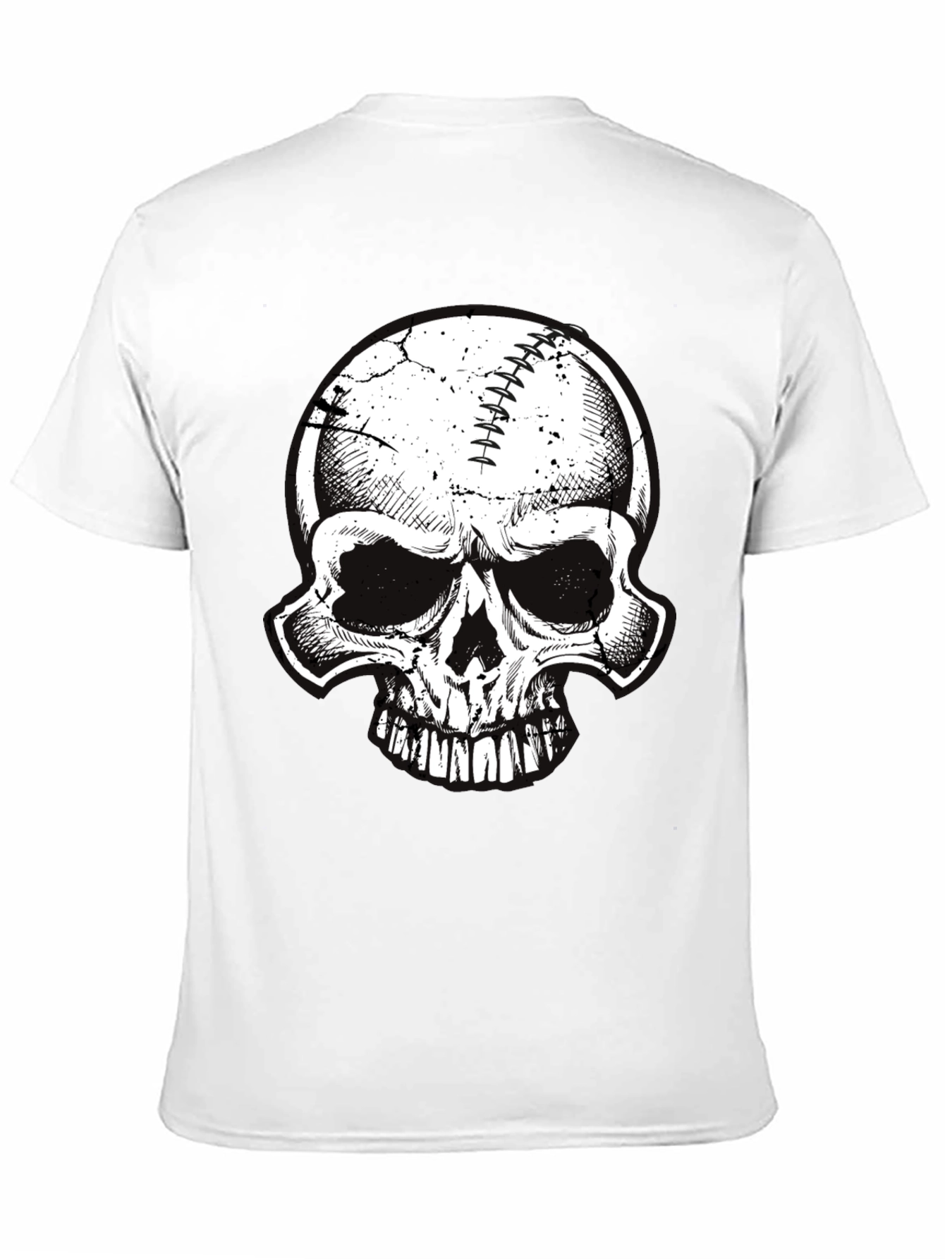 Skull Baseball Graphic Tee