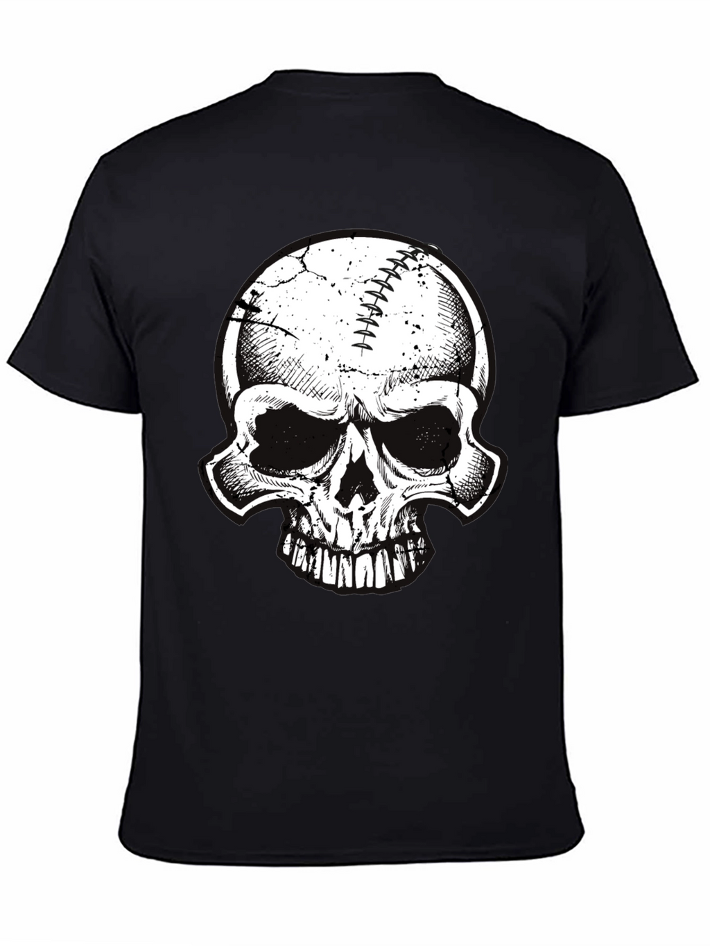 Skull Baseball Graphic Tee