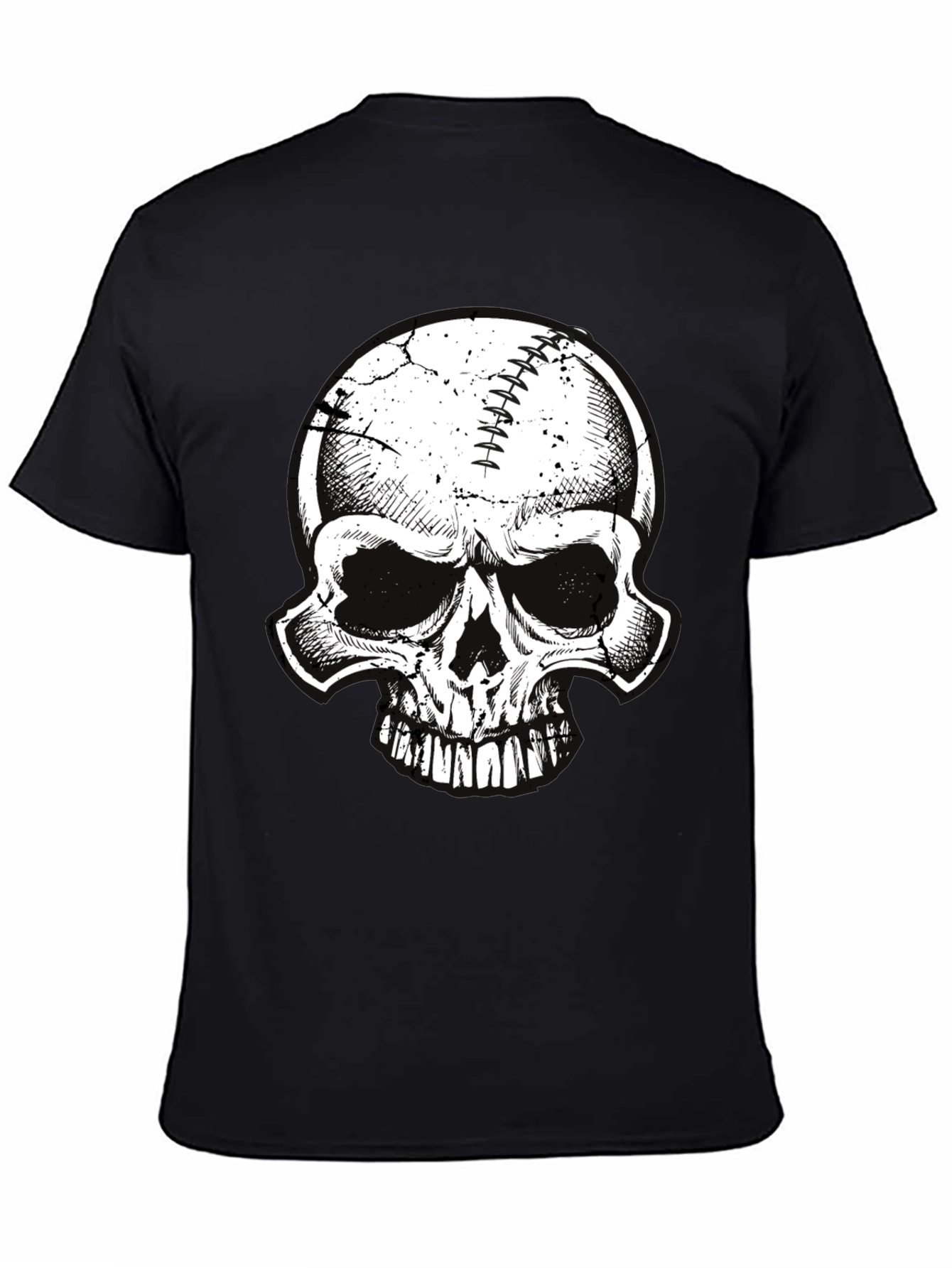Skull Baseball Graphic Tee