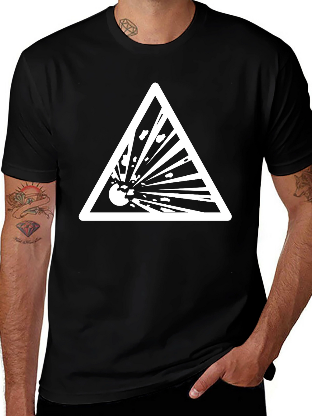 Explosive Hazard Symbol Graphic Tee