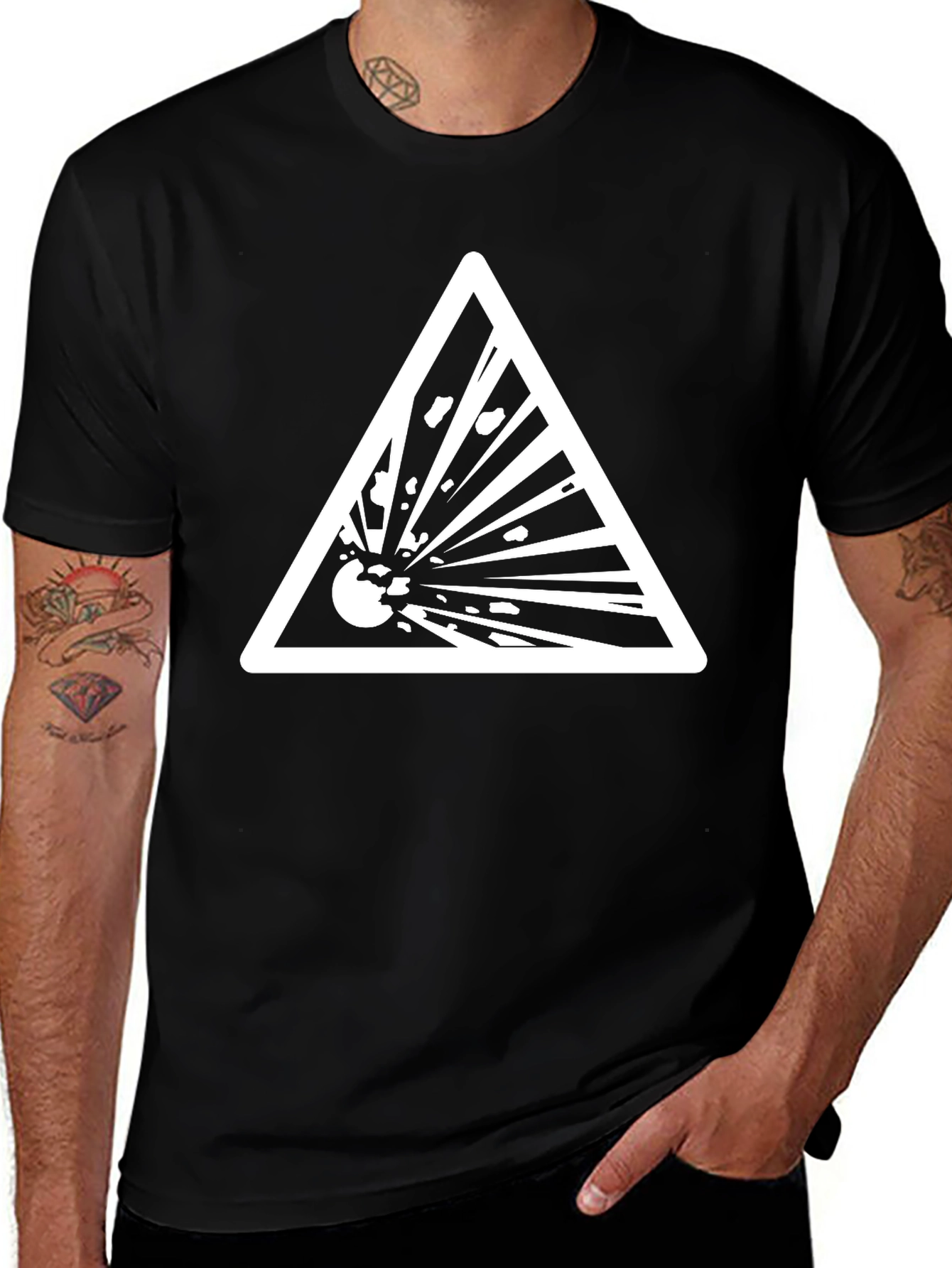 Explosive Hazard Symbol Graphic Tee