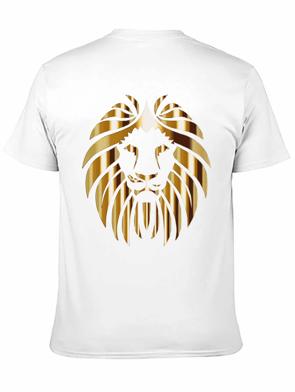Golden Lion Graphic Black T-Shirt