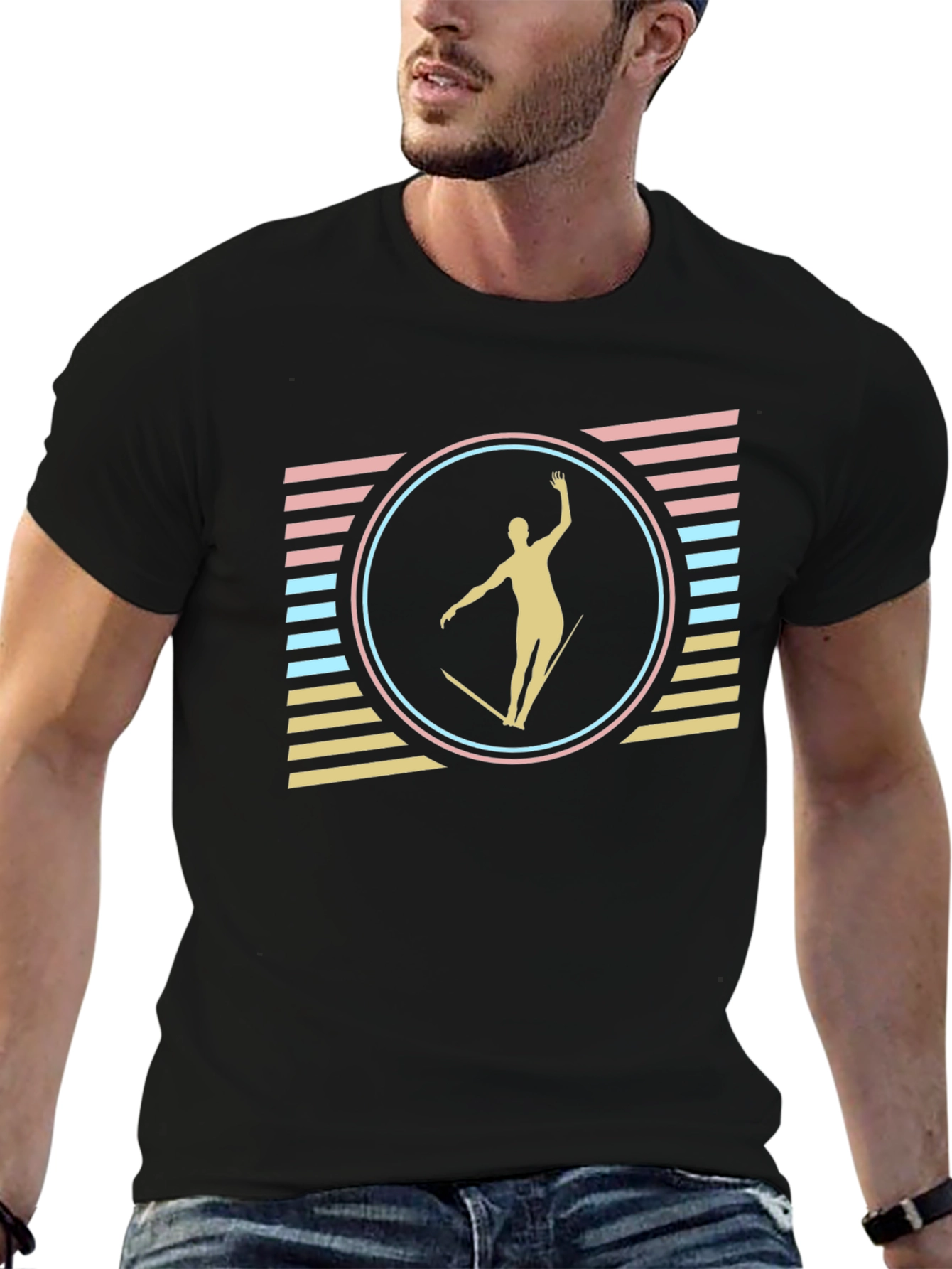 Retro Surfer Tee - Vintage Style Graphic T-Shirt
