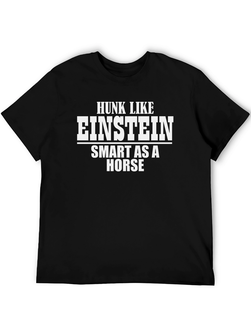 Hunk Like Einstein Humor Graphic Tee