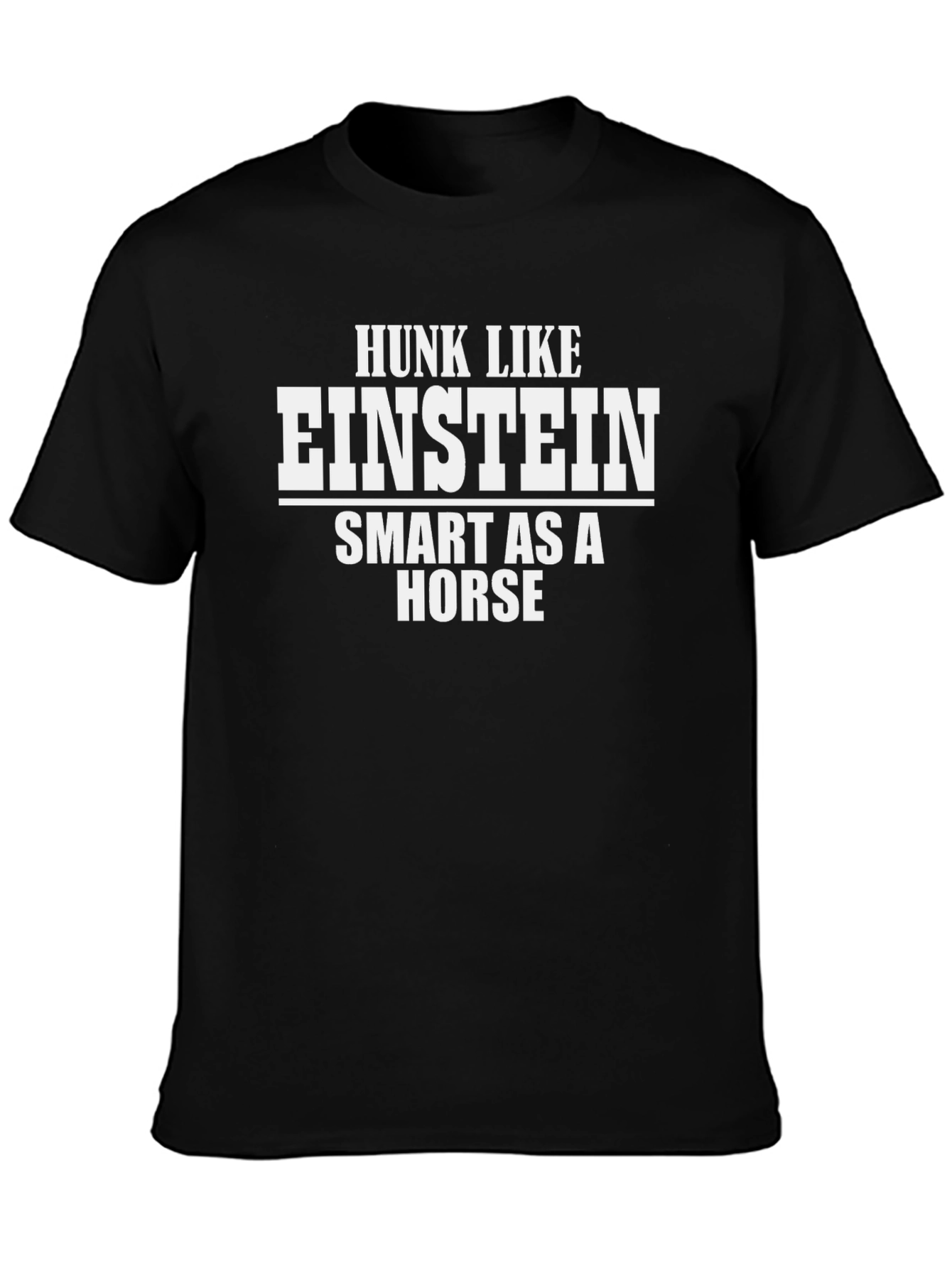 Hunk Like Einstein Humor Graphic Tee