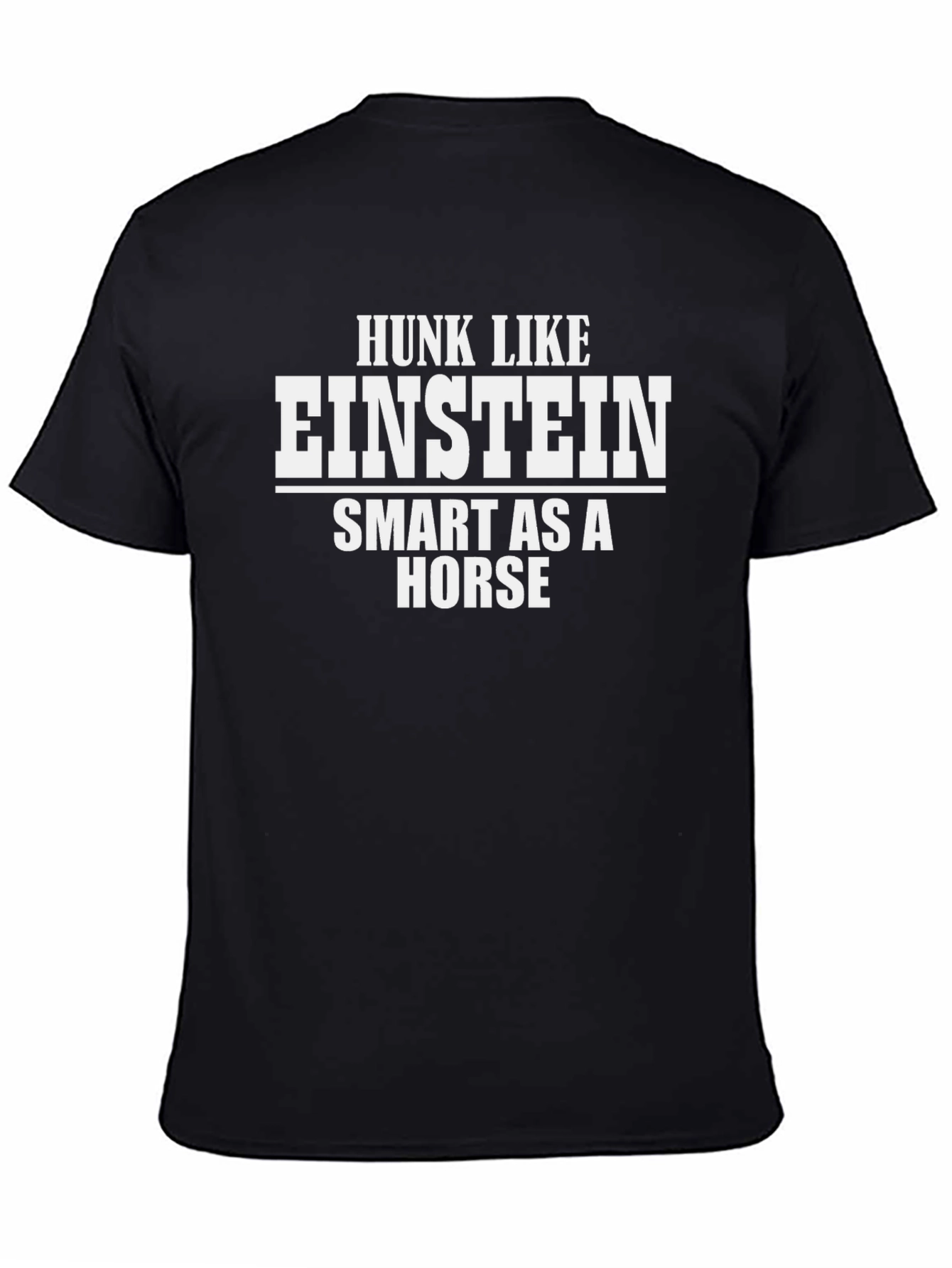 Hunk Like Einstein Humor Graphic Tee