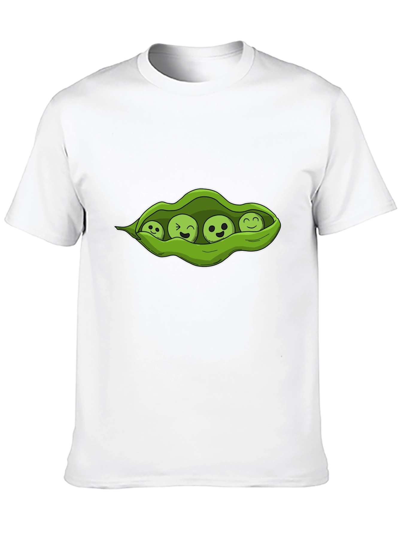 Four Peas in a Pod Black T-Shirt