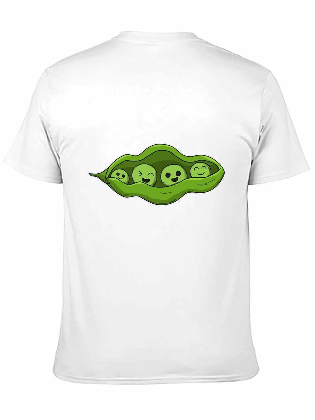 Four Peas in a Pod Black T-Shirt