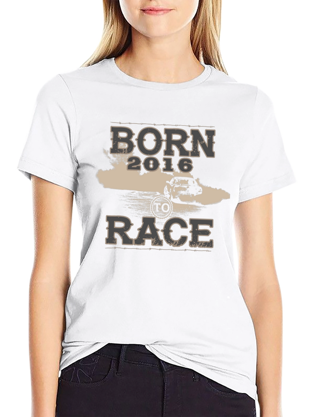 Born To Race 2016 T-Shirt Car Racing Tee