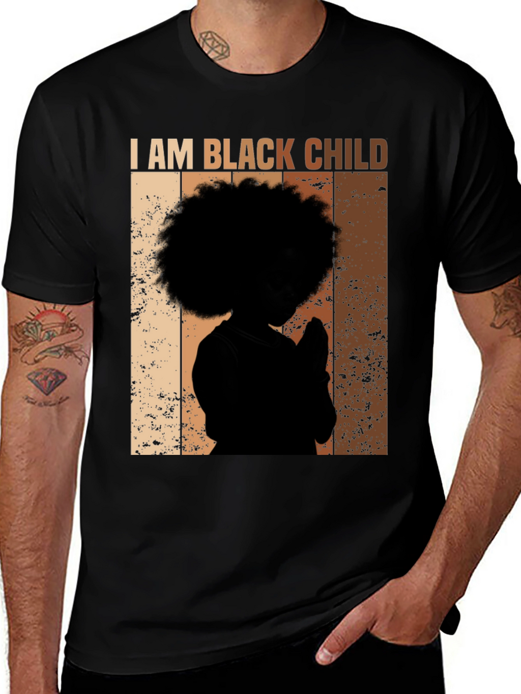 I Am Black Child T-Shirt - Unisex Graphic Tee