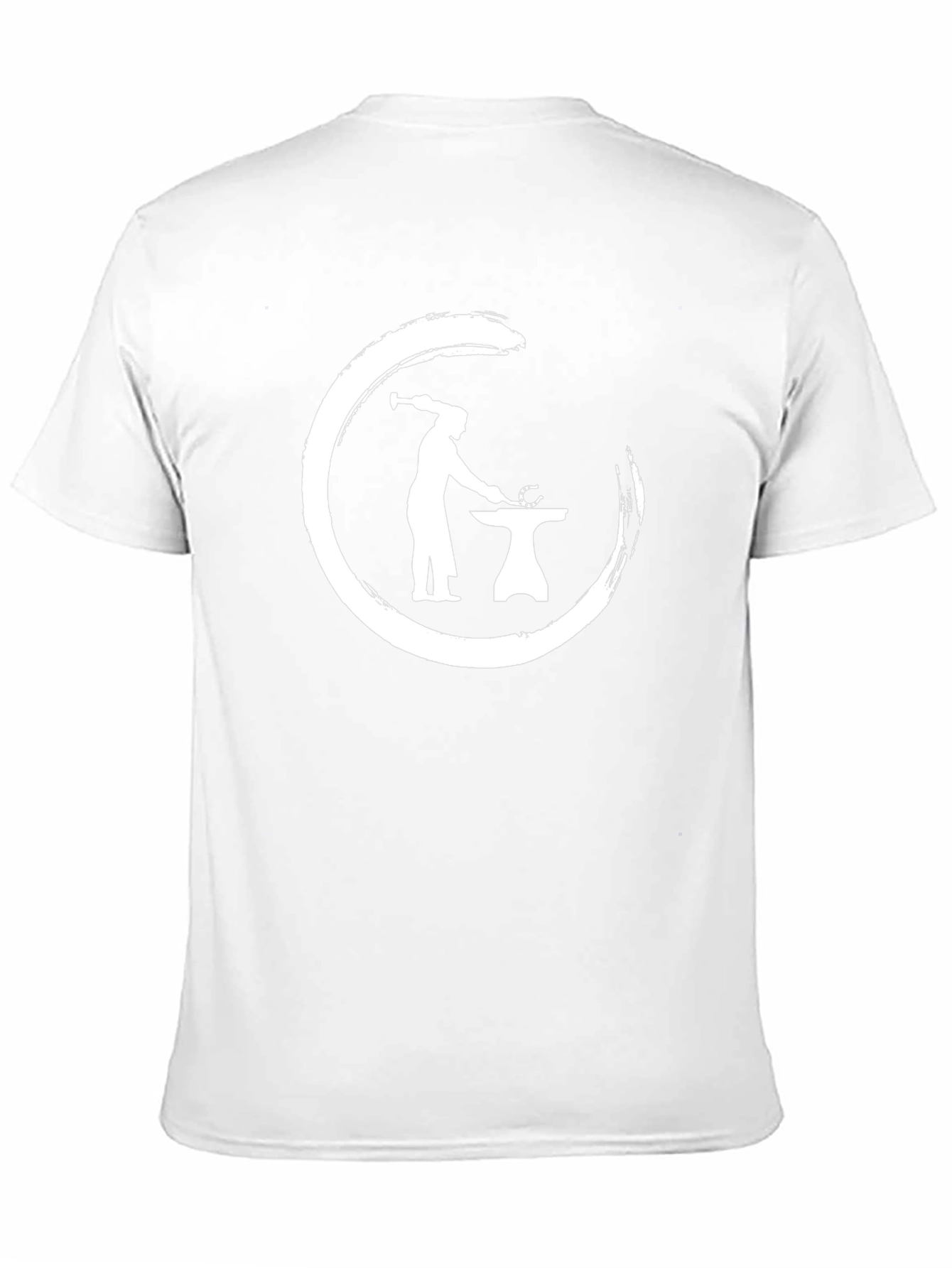 Blacksmith Circle Graphic Tee - Black Cotton T-Shirt
