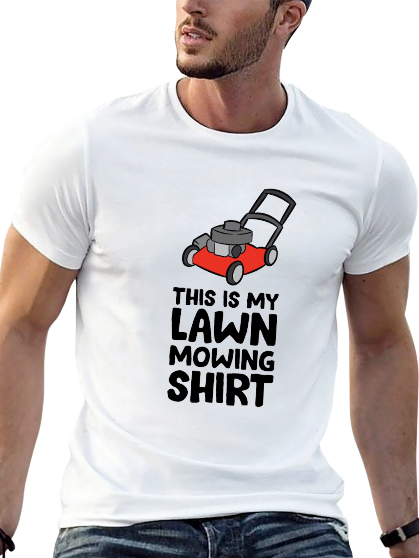 Lawn Mowing Shirt - Funny Mower Graphic Tee