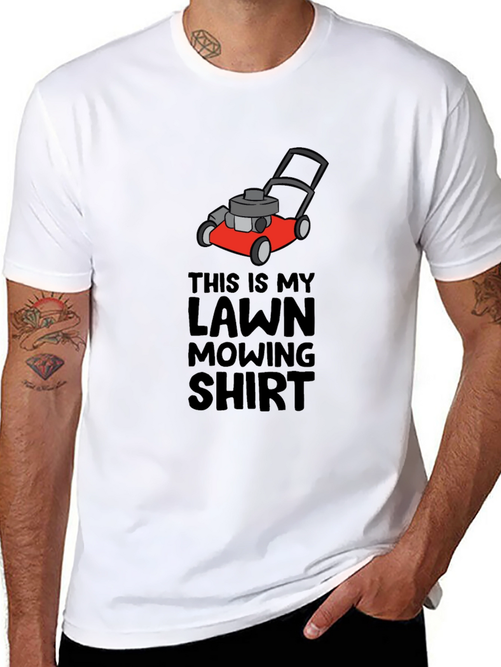 Lawn Mowing Shirt - Funny Mower Graphic Tee