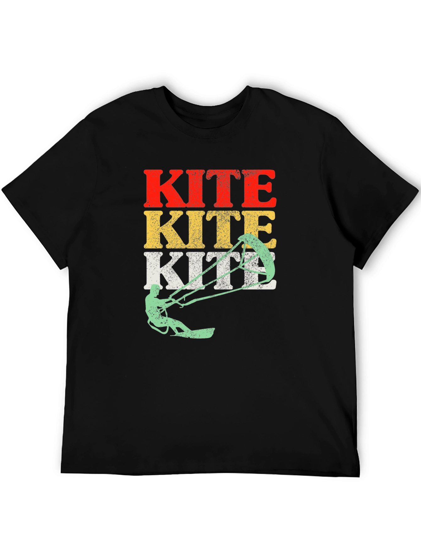 Kiteboarding T-Shirt - Vintage Style Kitesurfing Tee