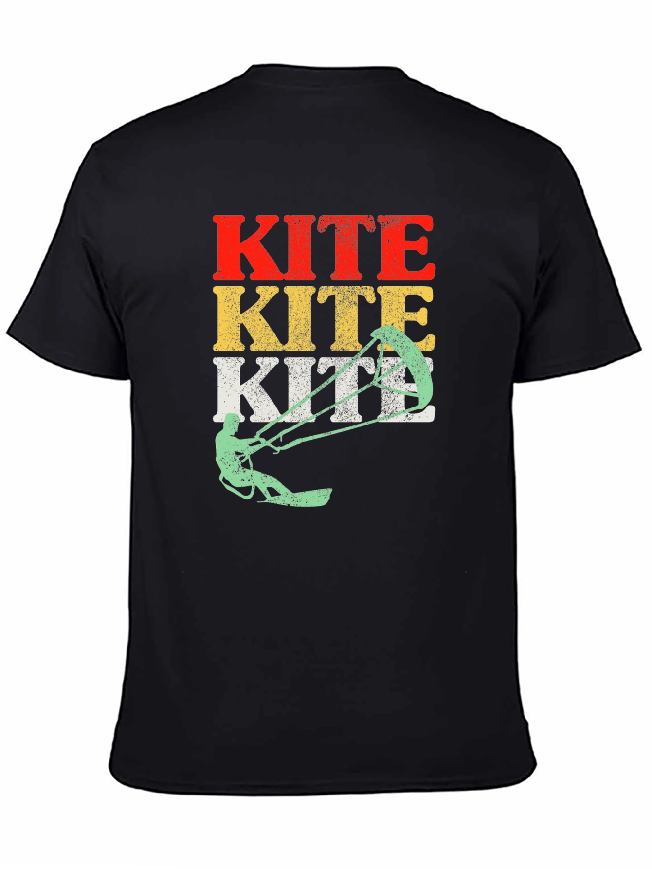 Kiteboarding T-Shirt - Vintage Style Kitesurfing Tee