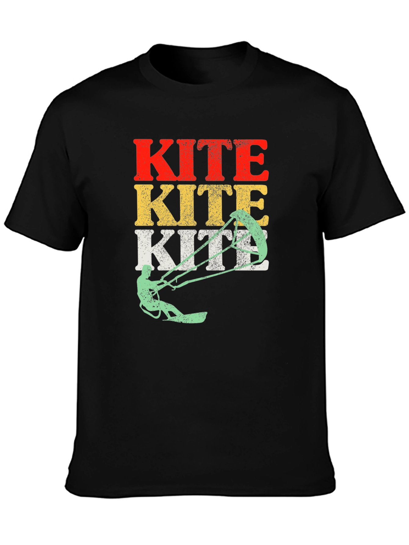 Kiteboarding T-Shirt - Vintage Style Kitesurfing Tee