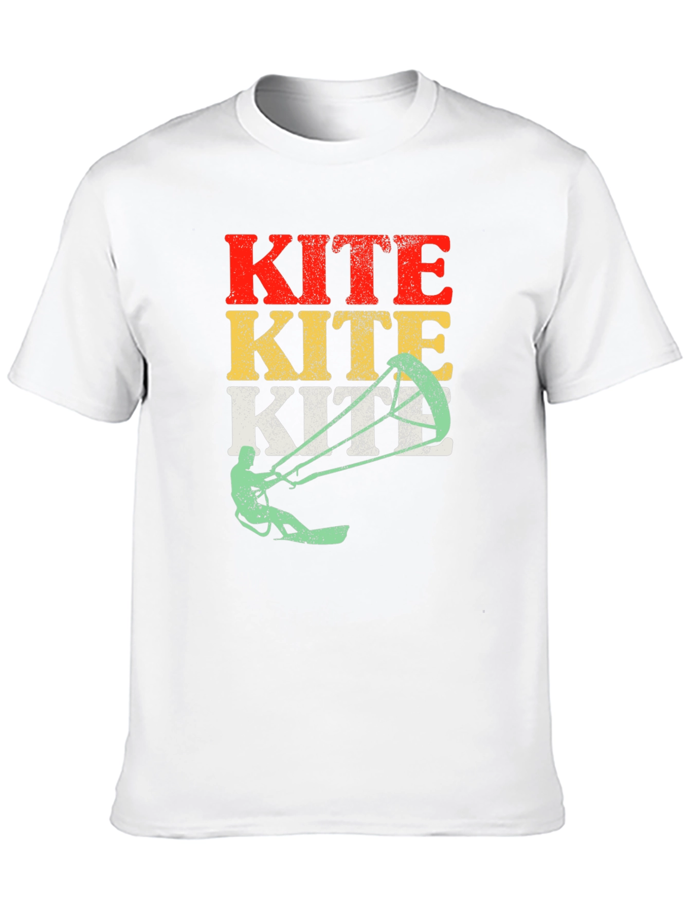 Kiteboarding T-Shirt - Vintage Style Kitesurfing Tee